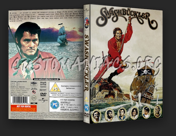 Swashbuckler dvd cover