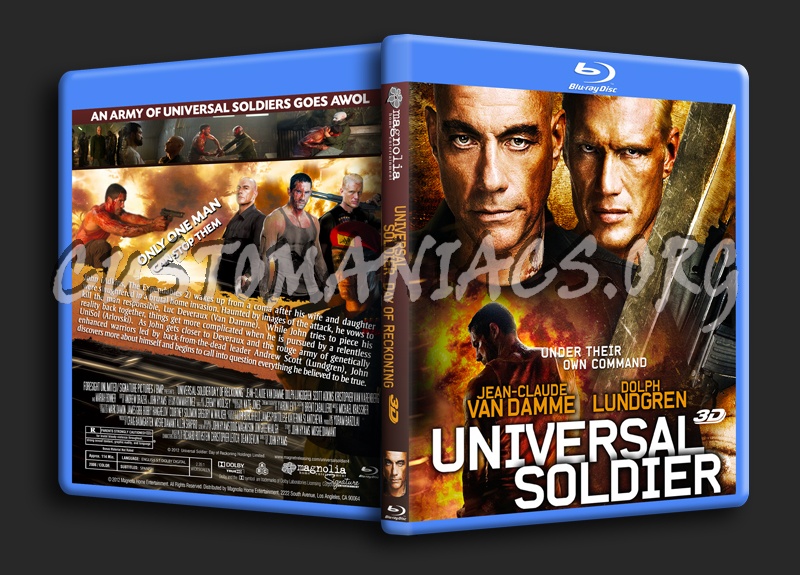Universal Soldier Day of Reckoning 3D blu-ray cover