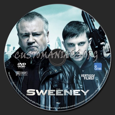 The Sweeney dvd label