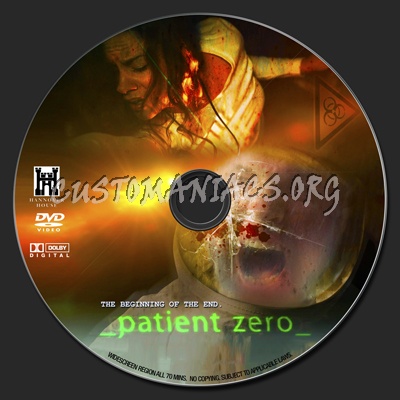 Patient Zero dvd label