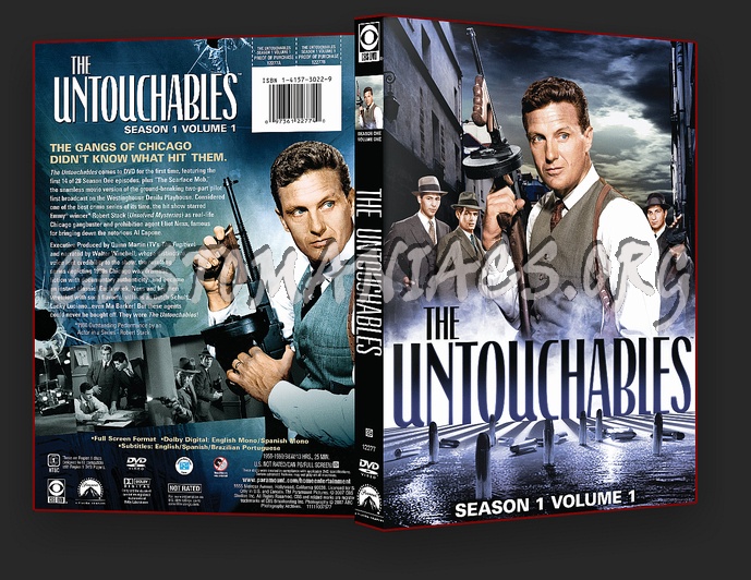 The Untouchables Season 1 Volume 1 dvd cover