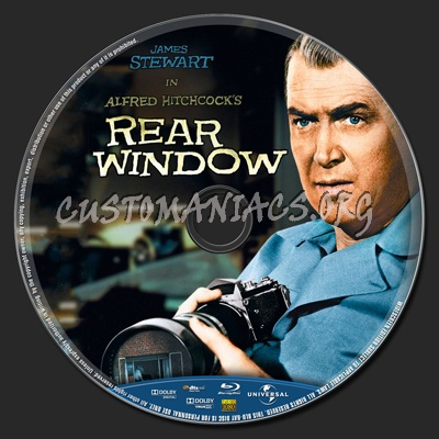 Rear Window (1954) blu-ray label