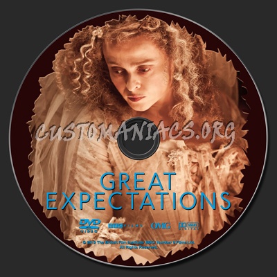 Great Expectations (2012) dvd label