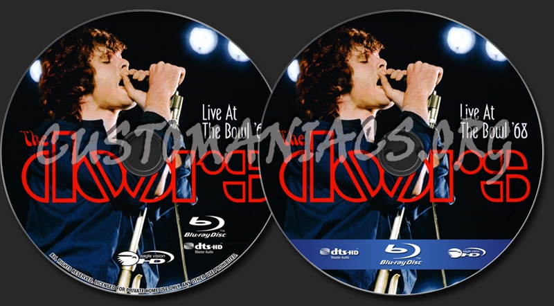 The Doors - Live at the Bowl '68 blu-ray label