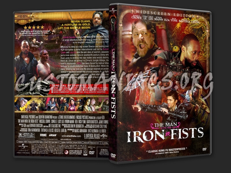 The Man with the Iron Fists (2012) dvd cover