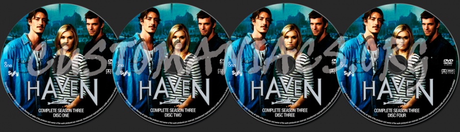 Haven Season Three dvd label