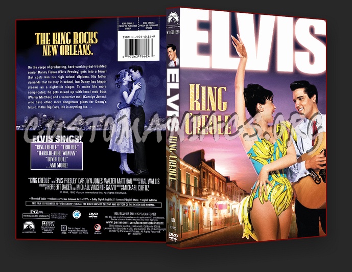 Elvis - King Creole dvd cover
