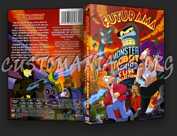 Futurama - Monster Robot Maniac Fun Collection dvd cover