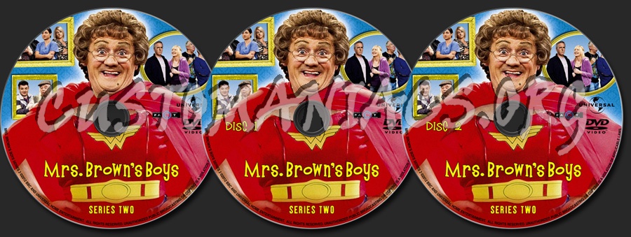 Mrs. Brown's Boys Series 2 dvd label