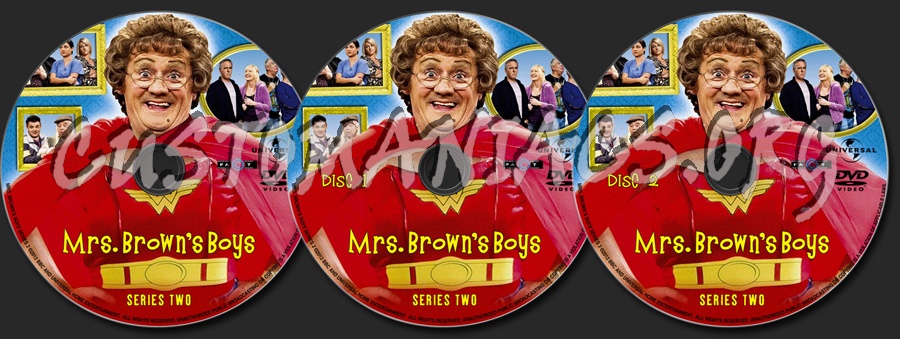 Mrs. Brown's Boys Series 2 dvd label