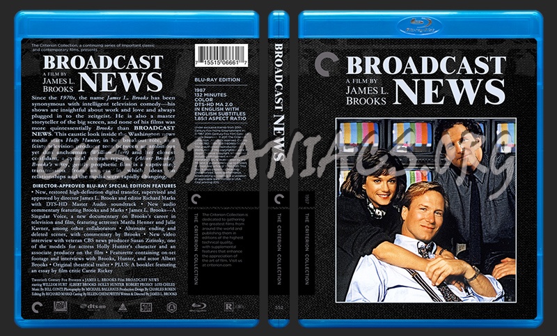 552 - Broadcast News blu-ray cover