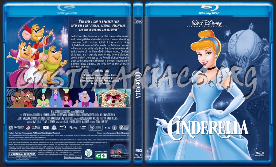 Cinderella blu-ray cover