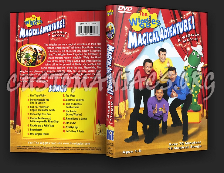 The Wiggles : Magical Adventure dvd cover