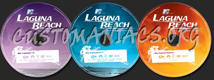 Laguna Beach Season 2 dvd label