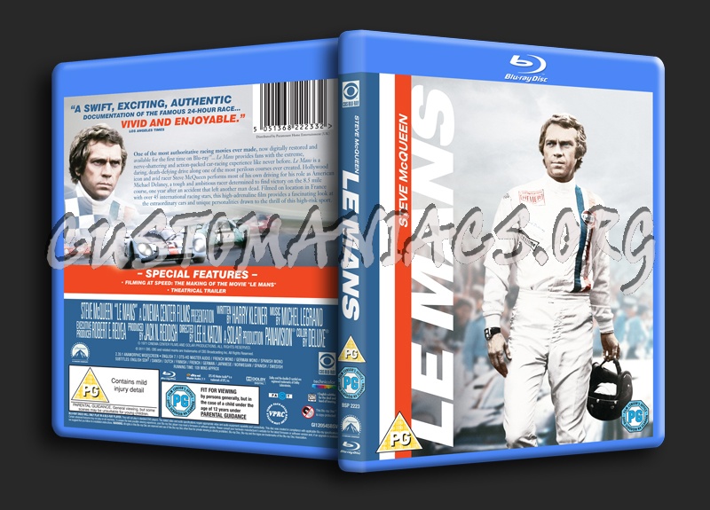 Le Mans blu-ray cover