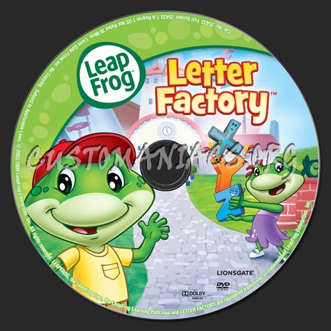 Leap Frog: Letter Factory dvd label