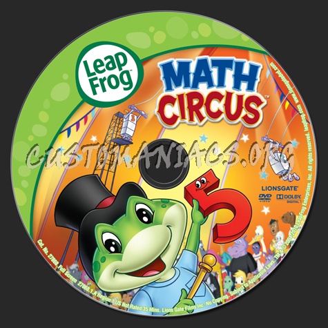 Leap Frog: Math Circus dvd label
