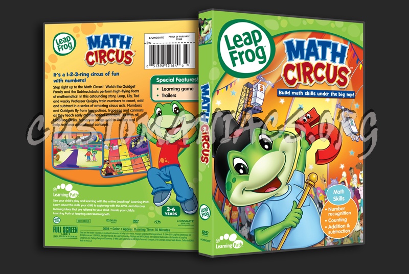 Leap Frog: Math Circus dvd cover