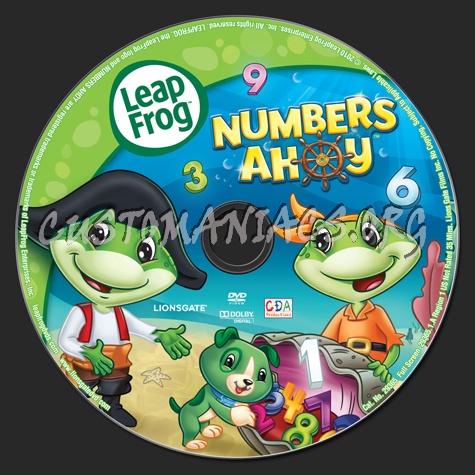 Leap Frog: Numbers Ahoy dvd label