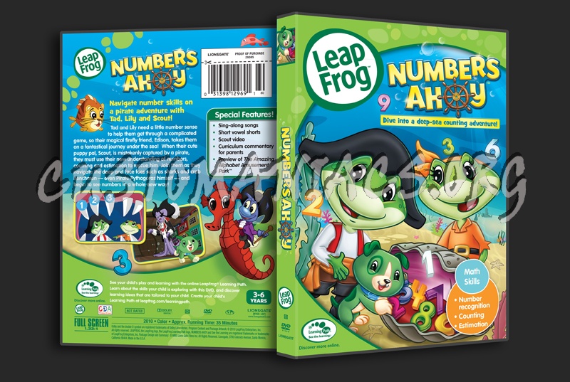 Leap Frog: Numbers Ahoy dvd cover