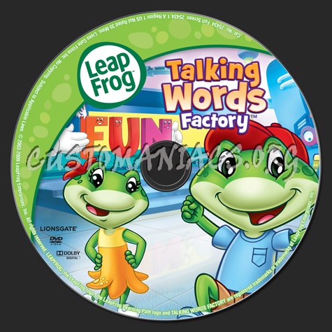 Leap Frog: Talking Words Factory dvd label