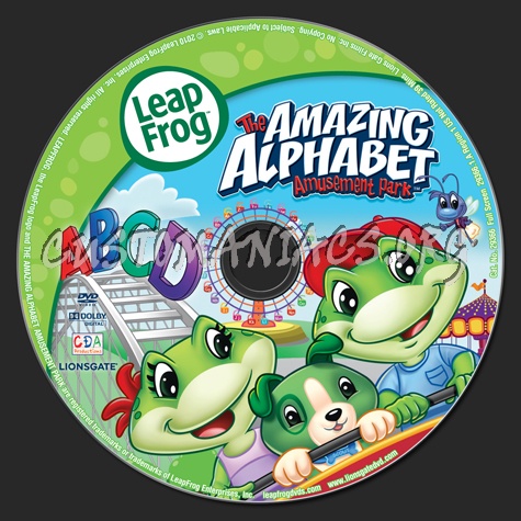 Leap Frog: The Amazing Alphabet Amusement Park dvd label
