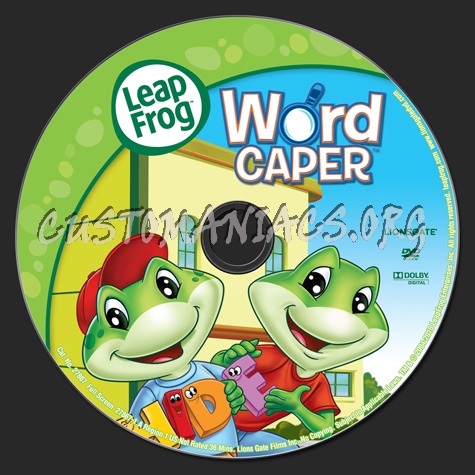 Leap Frog: World Caper dvd label