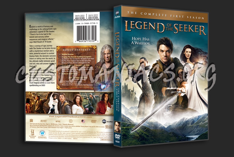 Legend of the Seeker Season 1 dvd cover