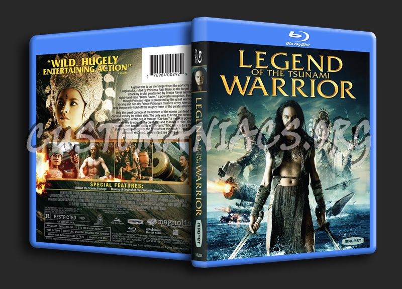 Legend of the Tsunami Warrior blu-ray cover