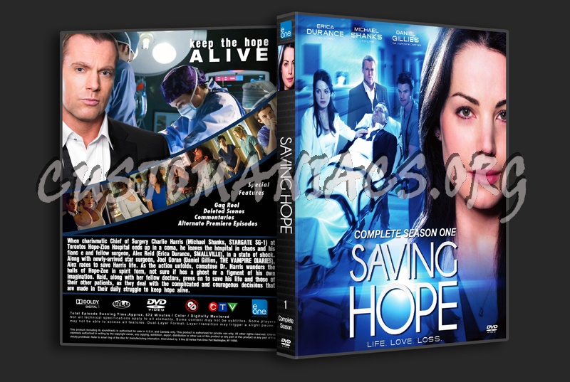 Saving Hope Season One dvd cover