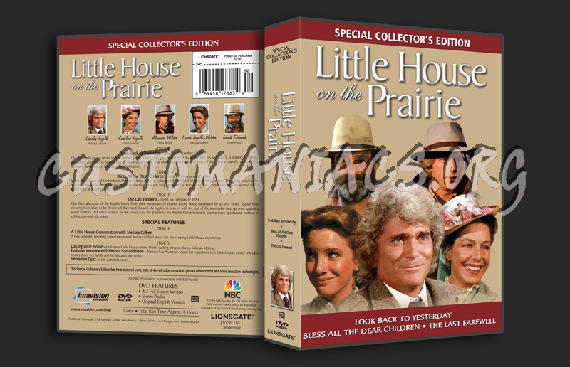 Little House on the Prairie Collector's Edition dvd cover