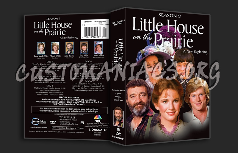 Little House on the Prairie Season 9 dvd cover