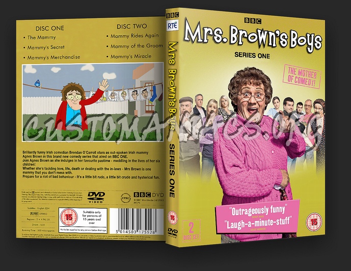 Mrs Brown's Boys Series One dvd cover