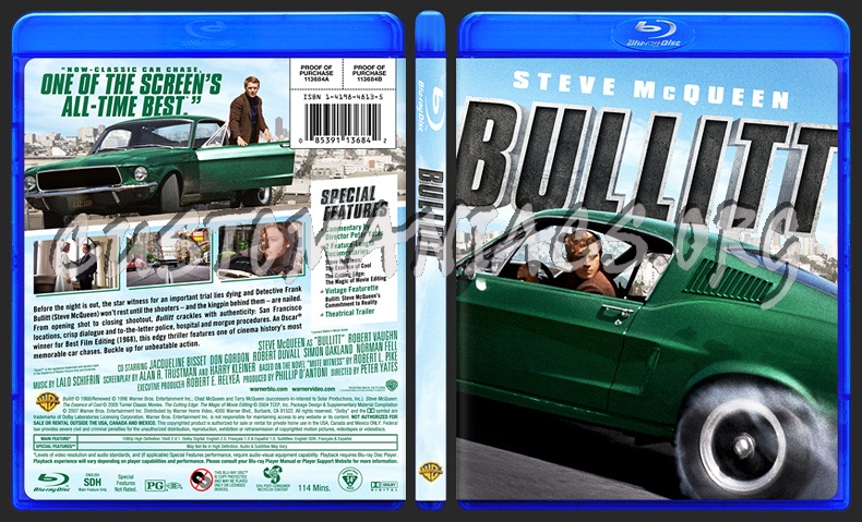 Bullitt blu-ray cover