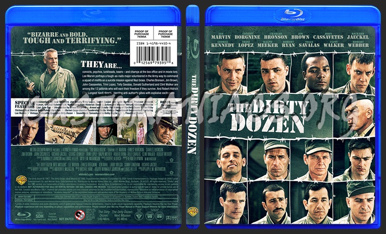 The Dirty Dozen blu-ray cover