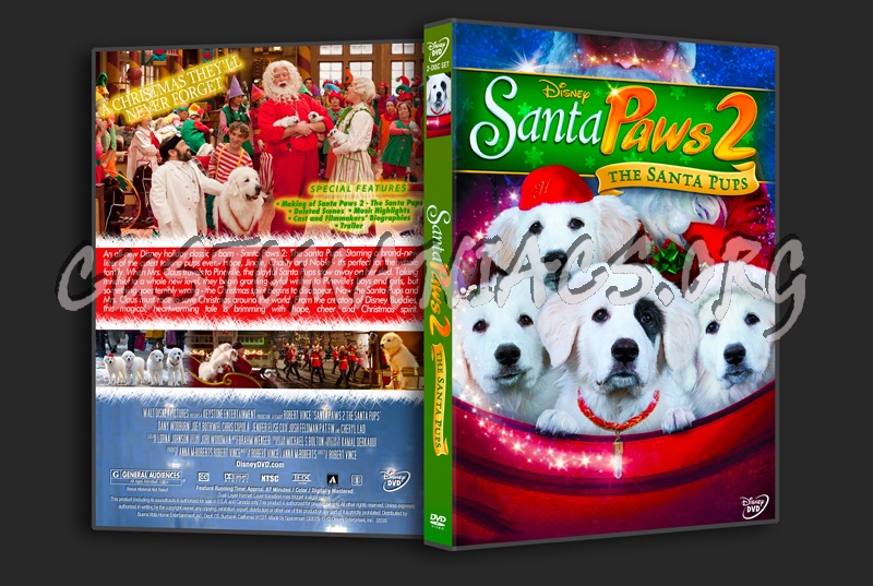 Santa Paws 2 The Santa Pups dvd cover