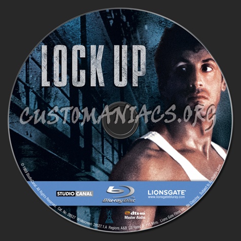 Lock Up blu-ray label