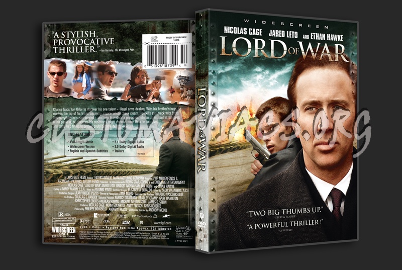 Lord of War dvd cover