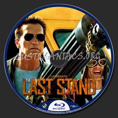 The Last Stand blu-ray label