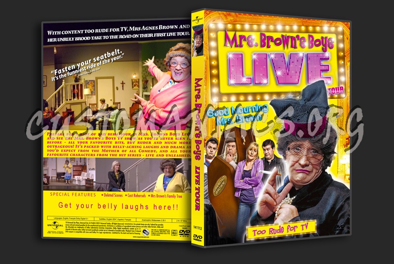 Mrs Brown's Boys Live Tour dvd cover