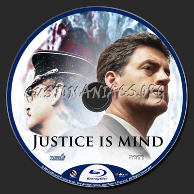 Justice Is Mind blu-ray label