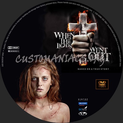 When The Lights Went Out dvd label