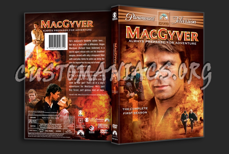 Macgyver Season 1 dvd cover