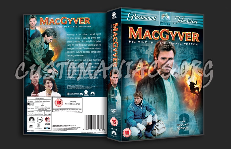 Macgyver Season 2 dvd cover