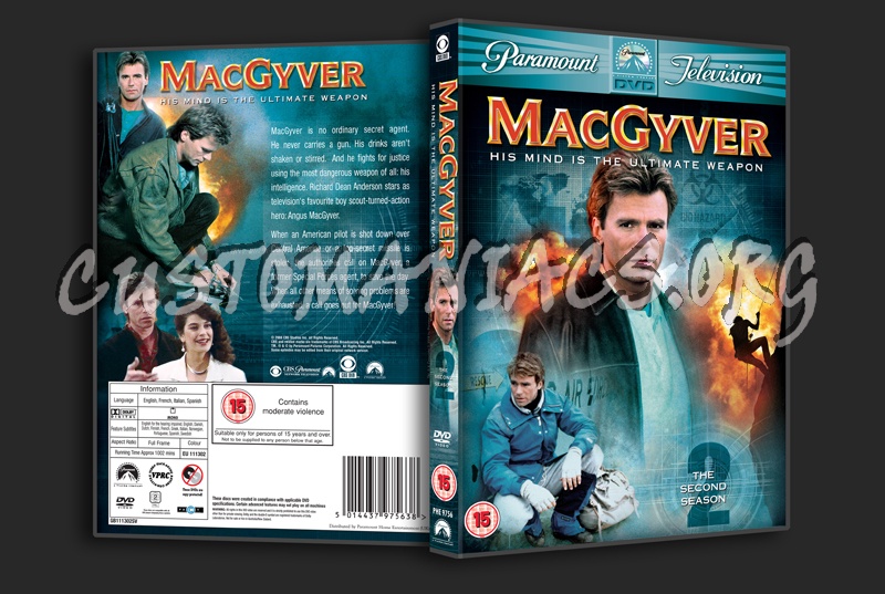 Macgyver Season 2 dvd cover