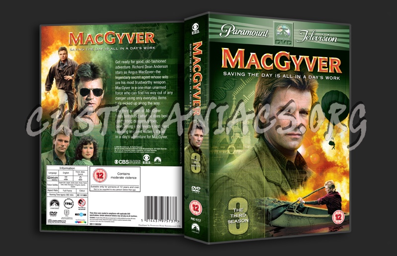 Macgyver Season 3 dvd cover