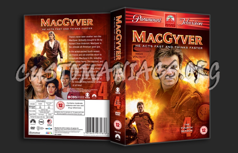 Macgyver Season 4 dvd cover