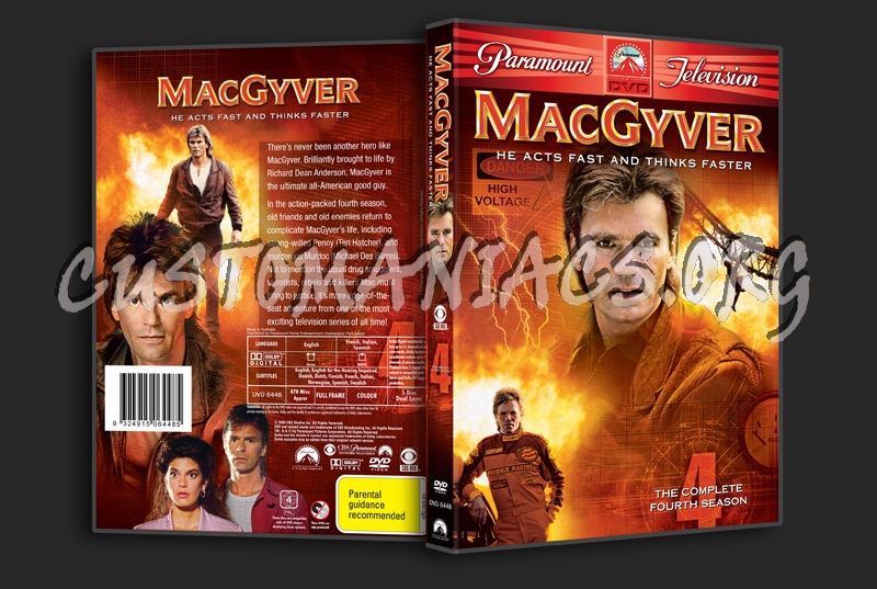 Macgyver Season 4 dvd cover