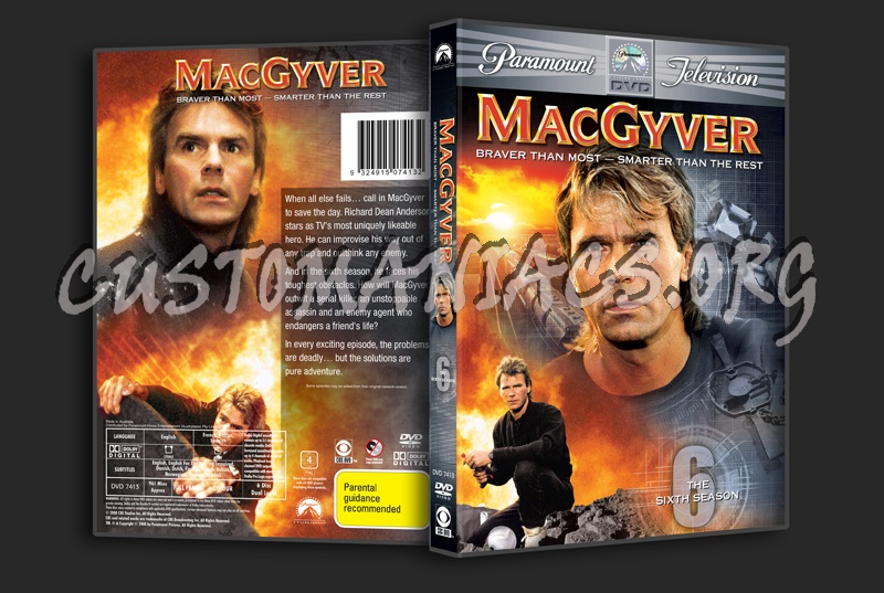 Macgyver Season 6 dvd cover