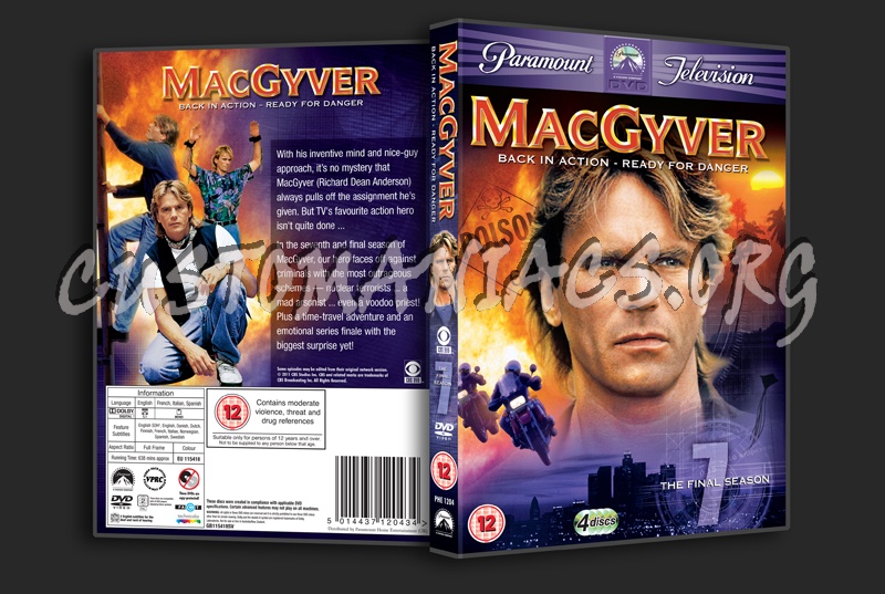 Macgyver Season 7 dvd cover